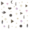 25 Jewel and Feather Floral Note Cards - Image 4