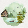 25 Forest Note Cards Glazer - Image 2