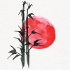 25 Sumi Ink Note Cards Bamboo - Image 2