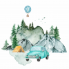 25 Camping Note Cards Airy - Image 2