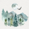25 Forest Note Cards Birdie - Image 2