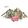 25 Camping Note Cards Van de Camp - Image 2