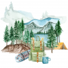 25 Camping Note Cards Harris - Image 2