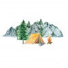 25 Camping Note Cards Pine - Image 2