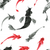 25 Sumi Ink Note Cards Butters Koi - Image 2