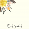 25 Stunning Bouquet Yellow Floral Note Cards Leah - Image 4