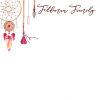 25 Navy Dream Catcher Floral Note Cards - Image 4