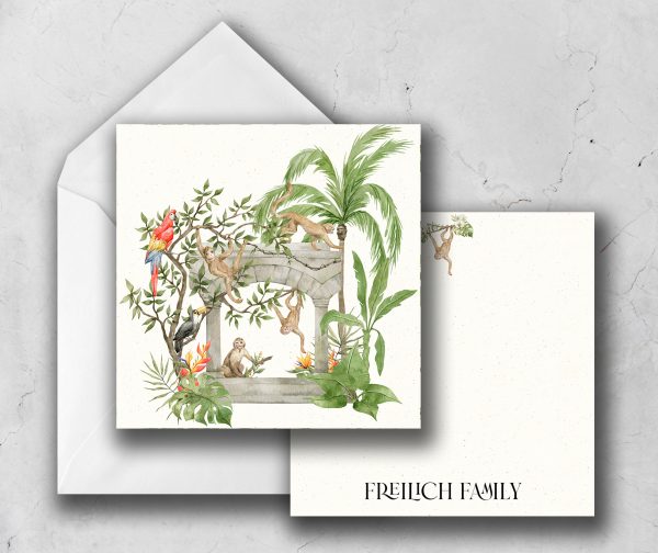 25 Jungle Paradise Note Cards Freilich