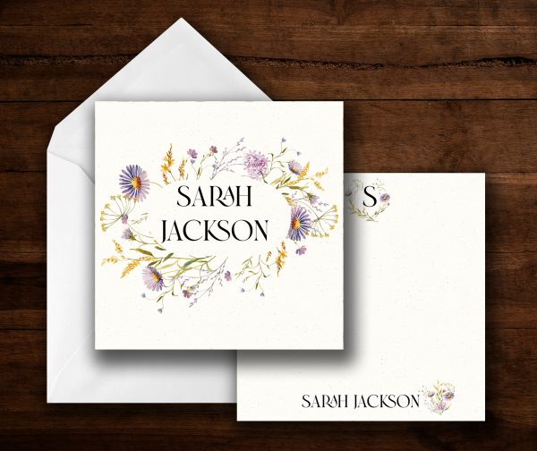 25 Stunning Floral Note Cards Sarah J