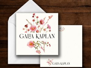 25 Stunning Bouquet Floral Note Cards Galia