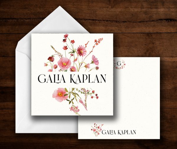 25 Stunning Bouquet Floral Note Cards Galia