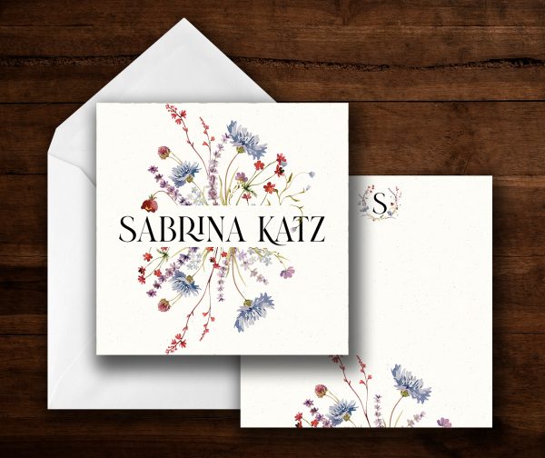25 Stunning Bouquet Floral Note Cards Sabrina