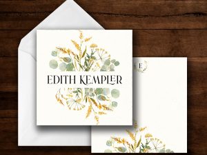 25 Stunning Bouquet Floral Note Cards Edith