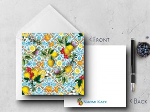 25 Italian Tile Note Cards Naomi