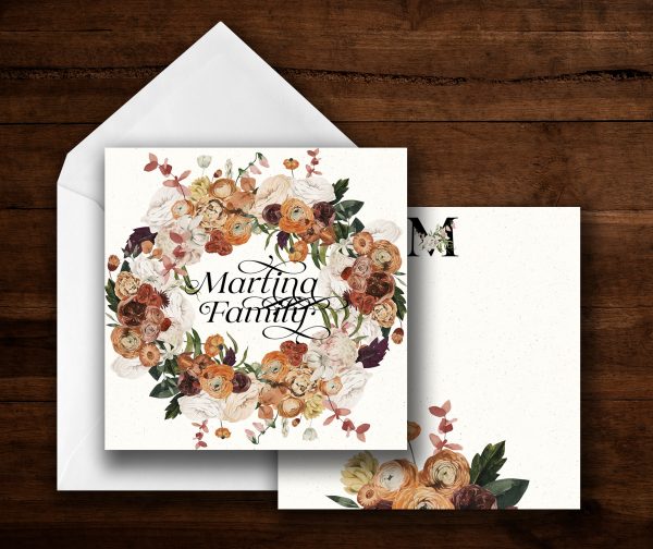 25 Stunning Bouquet Floral Note Cards Martina