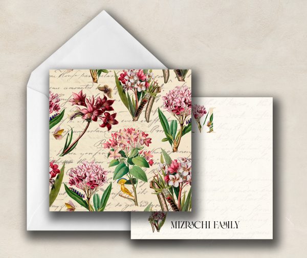 25 Stunning Botanical Note Cards Mizrachi