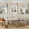 Forest Benjamin Set of 3 Custom Pasuk Wall Art - Image 3