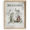 Forest Benjamin Set of 3 Custom Pasuk Wall Art - Image 5