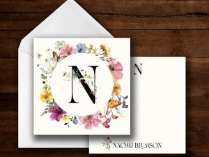 25 Fall Floral Note Cards Naomi