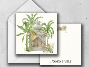 25 Jungle Paradise Note Cards Sasoon