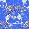 25 Blue Parasol Monkeys Note Cards Bensoussan - Image 3