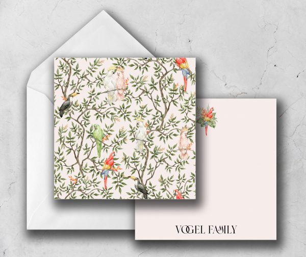 25 Jungle Paradise Note Cards Vogel
