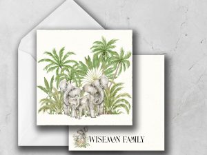 25 Jungle Paradise Note Cards Wiseman