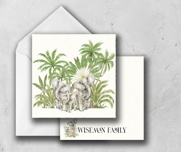 25 Jungle Paradise Note Cards Wiseman