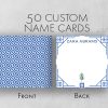 25 Blue Topiary Note Cards Zara - Image 2