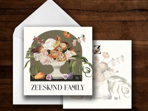 25 Stunning Bouquet Floral Note Cards Zeeskind