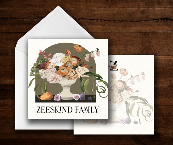 25 Stunning Bouquet Floral Note Cards Zeeskind