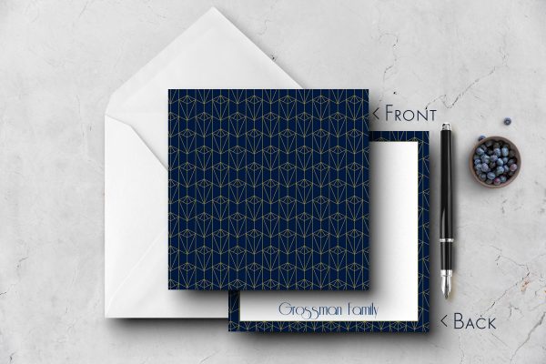 25 Art Deco Note Cards Grossman