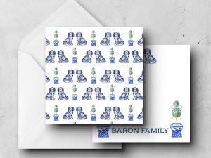 25 Staffordshire Note Cards Baron