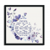 Stunning Purple Flowers Bat Mitzvah Custom Pasuk Wall Art - Image 7