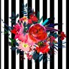 25 Black White Floral Note Cards Ava - Image 2
