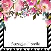 25 Black White Floral Note Cards Buzaglo - Image 3