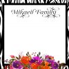 25 Black White Floral Note Cards Mikail - Image 3