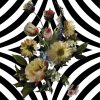 25 Black White Floral Note Cards Melamed - Image 2