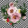 25 Black White Floral Note Cards Sophia - Image 2