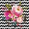 25 Black White Floral Note Cards Buzaglo - Image 2