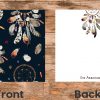 25 Dreamy Jeweled Dream Catcher Note Cards - Image 2