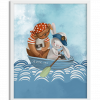 Bunny Light House Set of 3 Custom Pasuk Wall Art - Image 3
