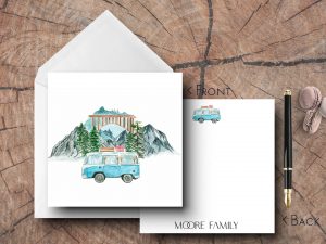 25 Camping Note Cards Moore