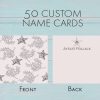 25 Marine Note Cards Ayelet Stars - Image 2