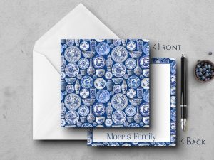 25 Dutch Delftware Note Cards Morris