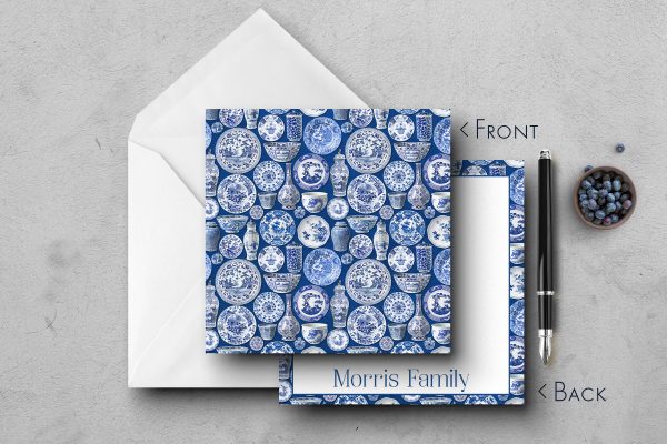 25 Dutch Delftware Note Cards Morris