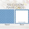25 Toile Note Cards Reed - Image 2
