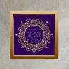 Stunning Purple Mizrachi Bat Mitzvah Custom Pasuk Wall Art - Image 4