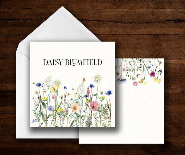 25 Fall Floral Note Cards Daisy