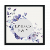 Stunning Purple Flowers Custom Pasuk Wall Art - Image 3